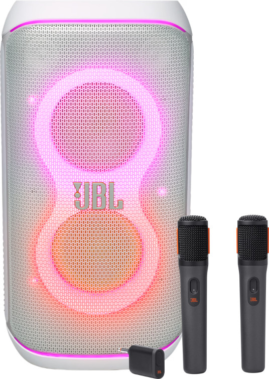 JBL PartyBox Club 120 White + Wireless Microphone Set Main Image