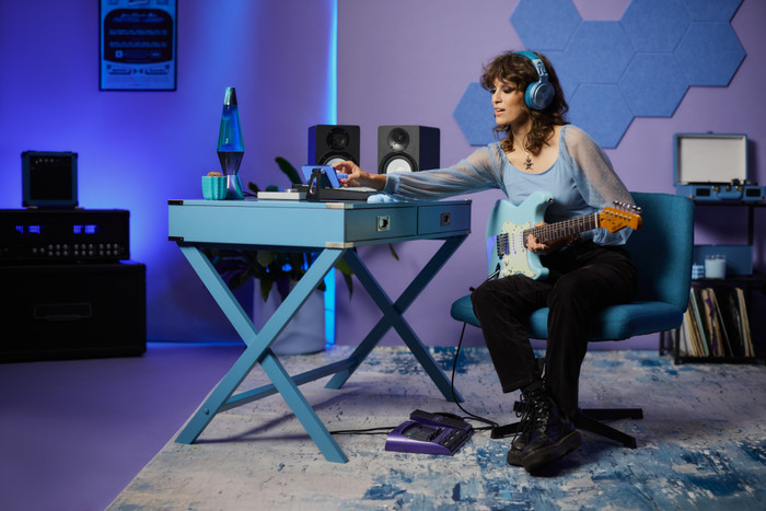 SanDisk Phone Drive USB-C 512GB Maritime Blue product in gebruik