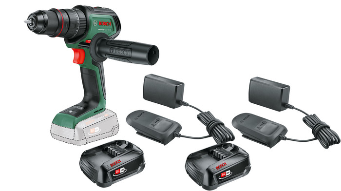 Bosch AdvancedImpact 18V-80 2,5 Ah Accu (2x) Starterspakket Main Image