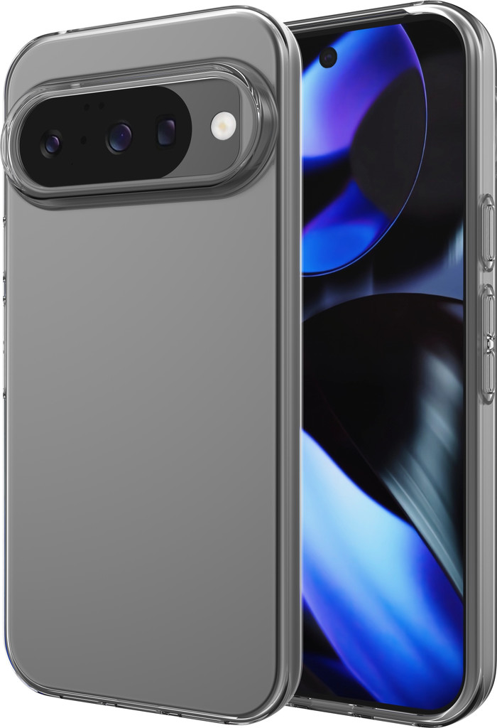 Just in Case Soft Design Google Pixel 10/10 Pro Back Cover Transparent front