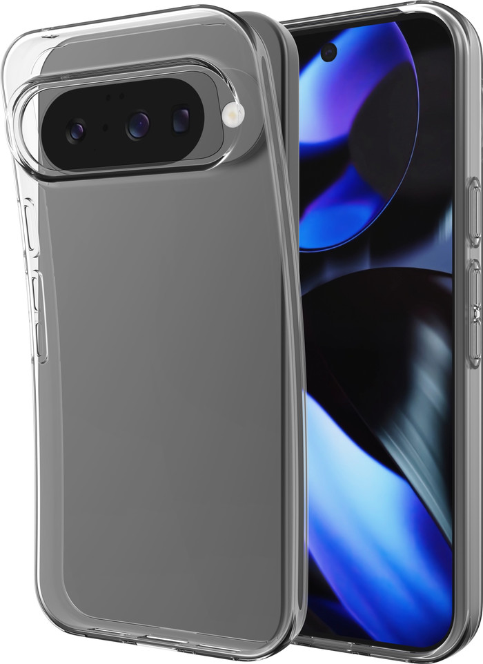 Just in Case Soft Design Google Pixel 10/10 Pro Back Cover Transparent front