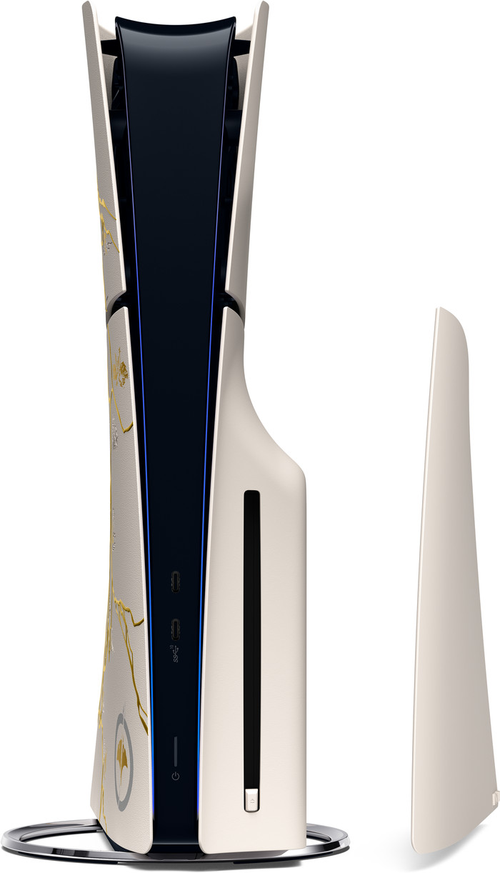 PlayStation 5 Slim Disc Edition + Ghost of Yotei Gold Limited Edition avant