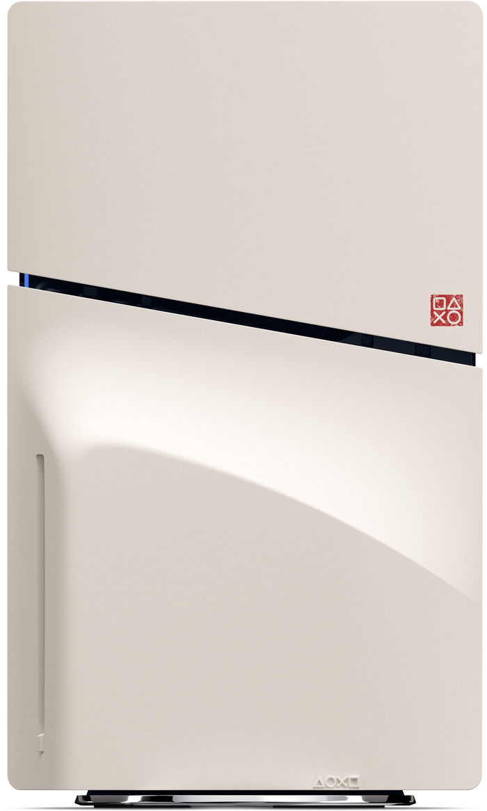 PlayStation 5 Slim Disc Edition + Ghost of Yotei Gold Limited Edition côté droit