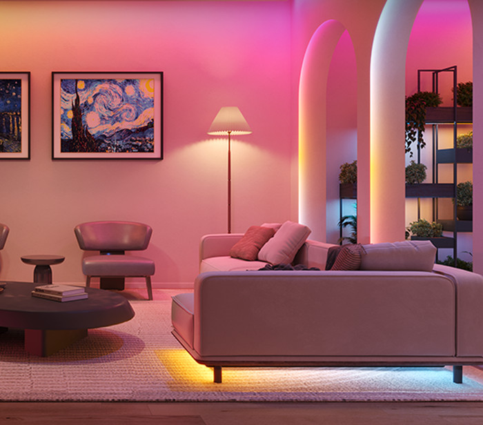 Govee Lightstrip S Segmented Colour Control 5 meter product in gebruik