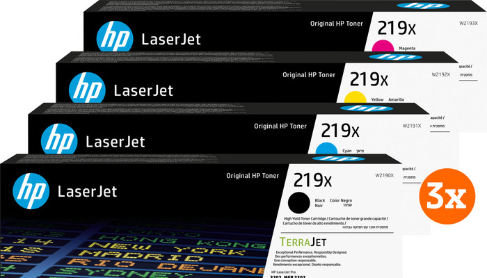 HP 219 LaserJet Toner Pack Combiné (3 Pièces) Main Image