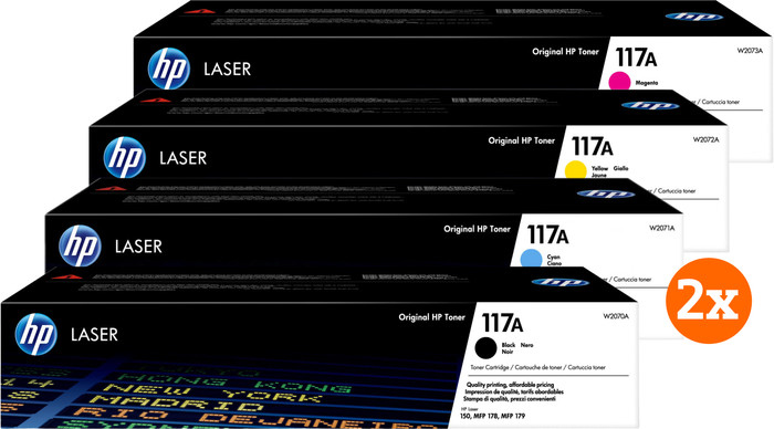 HP 117A Toner Cartridge Combo Pack (2 units) Main Image