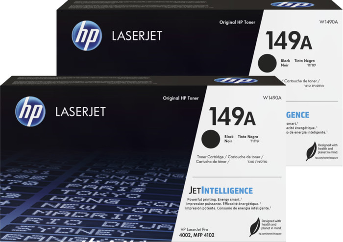 HP 149A LaserJet Toner Noir (2 Pièces) Main Image