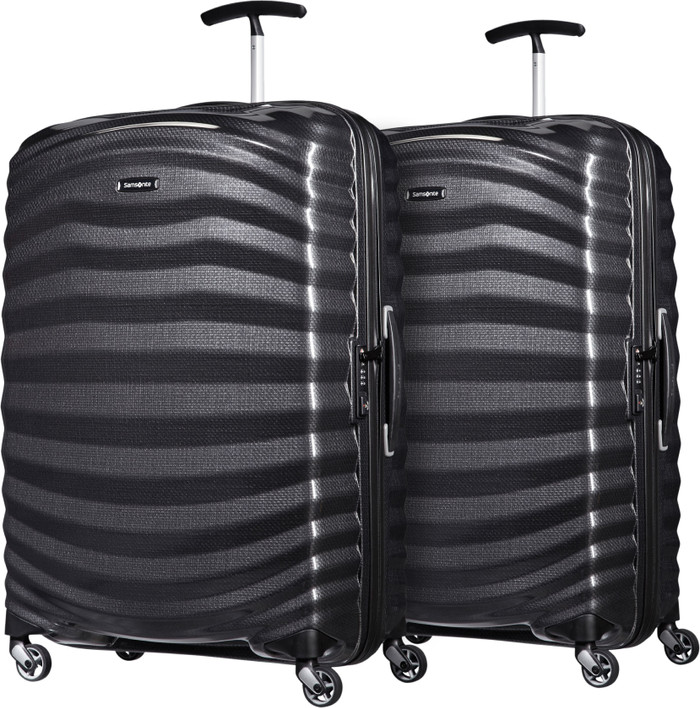 Samsonite Lite-Shock Spinner 75cm Duo Pack Black Main Image