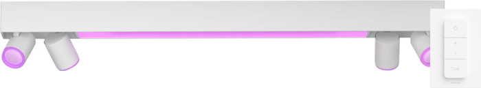 Philips Hue Centris Spot Monté en Surface White and Color - Blanc - Rectangle - 4 Spots + Variateur Main Image