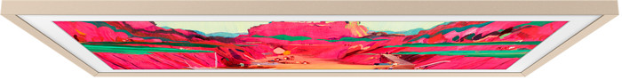 Samsung The Frame 32" Cadre (Or Sable) dessus