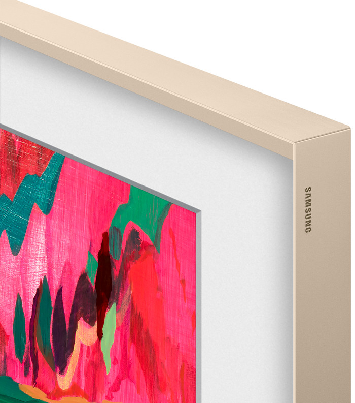 Samsung The Frame 32" Cadre (Or Sable) détail