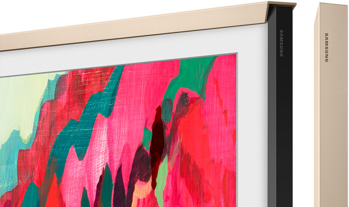 Samsung The Frame 32" Cadre (Or Sable) détail