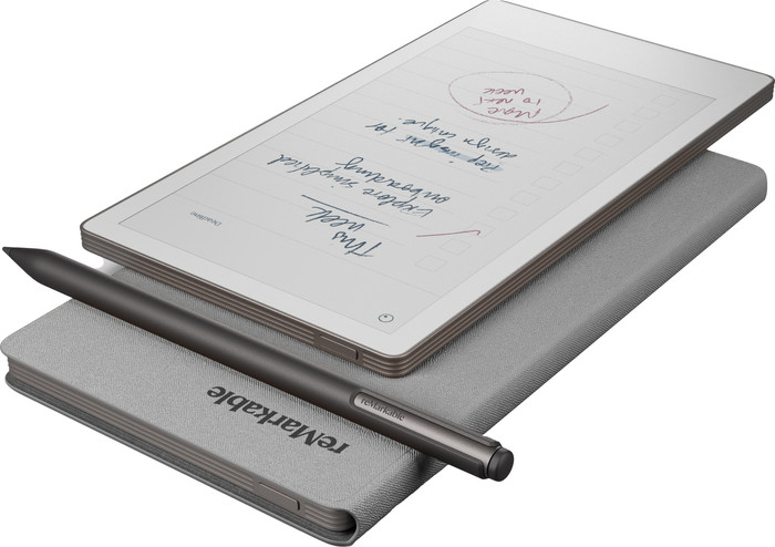 reMarkable Paper Pro Move Polymer Weave Book Folio Grijs visual leverancier