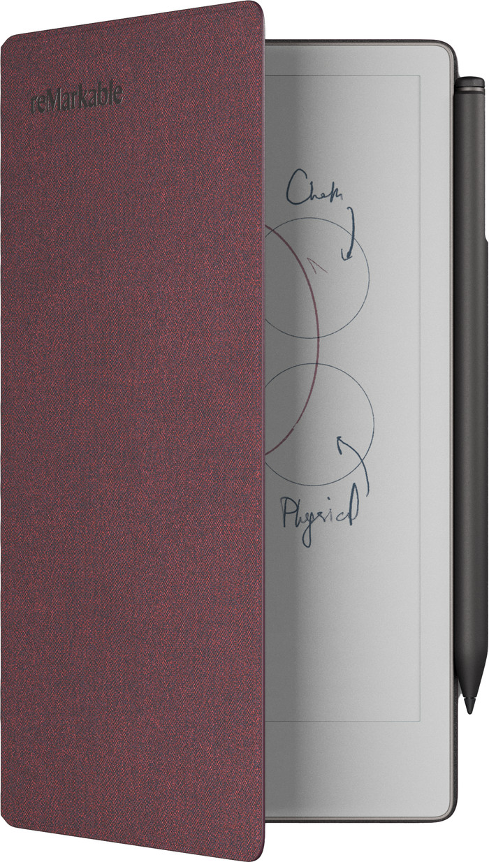 reMarkable Paper Pro Move Mosaic Weave Book Folio Rood Main Image