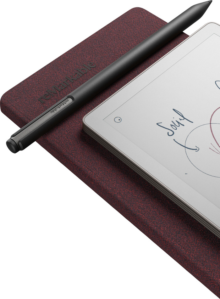 reMarkable Paper Pro Move Mosaic Weave Book Folio Rood visual leverancier