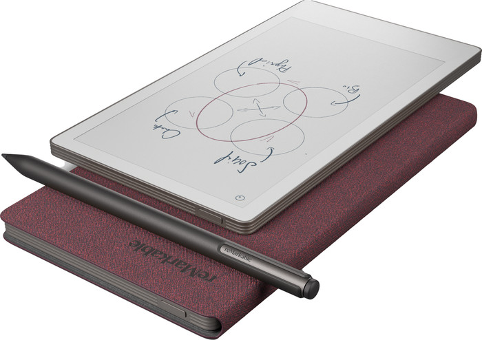 reMarkable Paper Pro Move Mosaic Weave Book Folio Rood visual leverancier