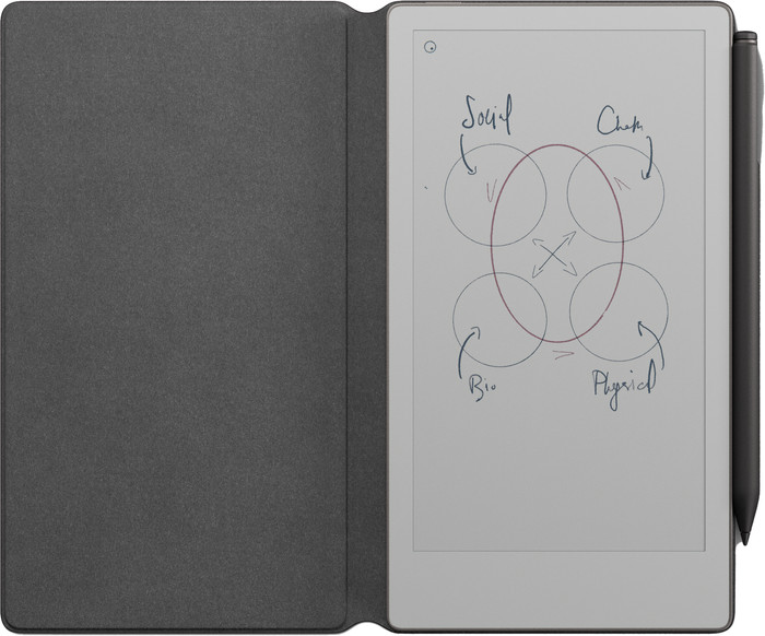 reMarkable Paper Pro Move Mosaic Weave Book Folio Rood voorkant