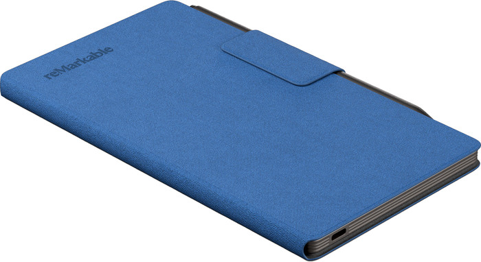 reMarkable Paper Pro Move Mosaic Weave Book Folio Blauw rechterkant