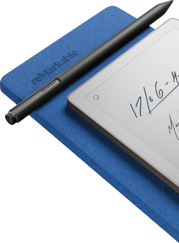 reMarkable Paper Pro Move Mosaic Weave Book Folio Blauw visual leverancier