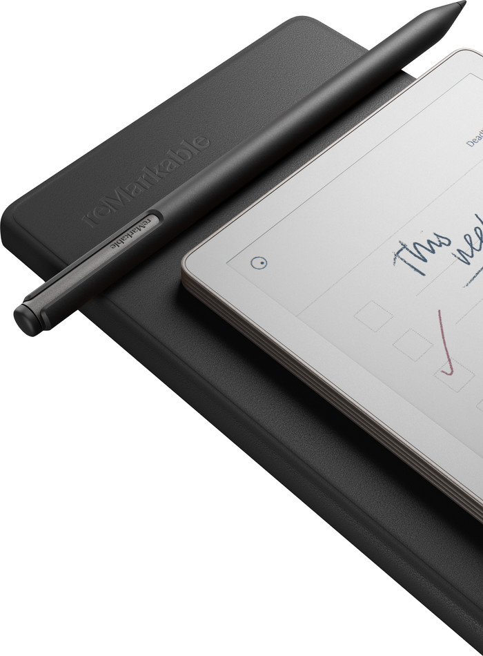 reMarkable Paper Pro Move Book Folio Cuir Noir visuel fournisseur