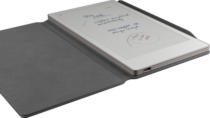 reMarkable Paper Pro Move Book Folio Cuir Noir dessous