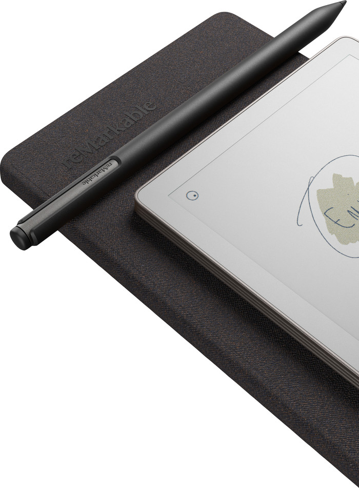 reMarkable Paper Pro Move with Book Case Basalt detail