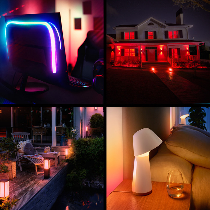 Philips Hue Essential White and Color GU10 product in use