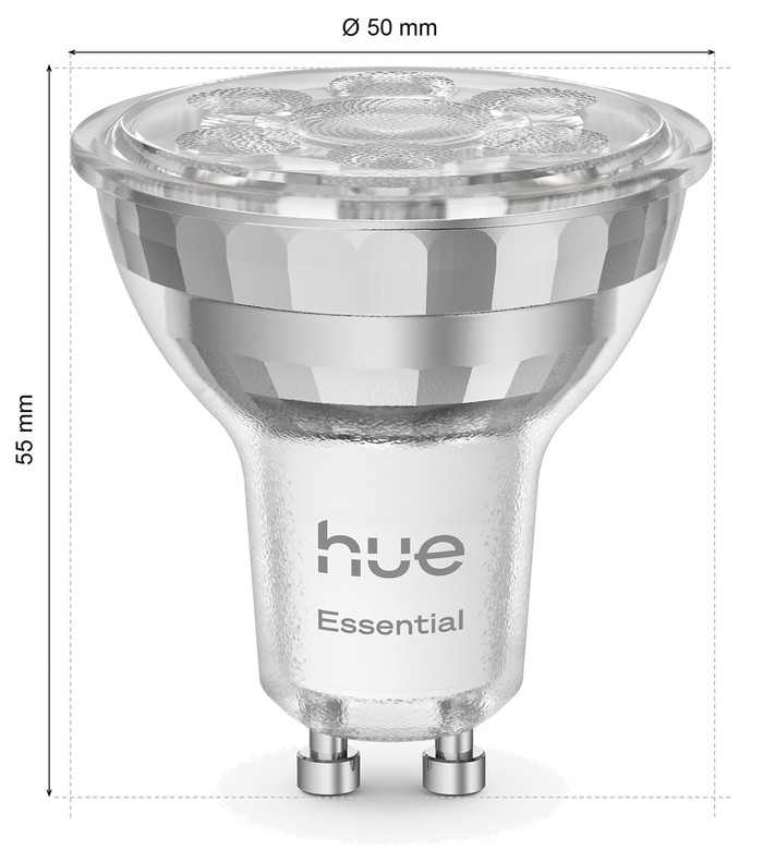 Philips Hue Essential White and Color GU10 3-pack voorkant