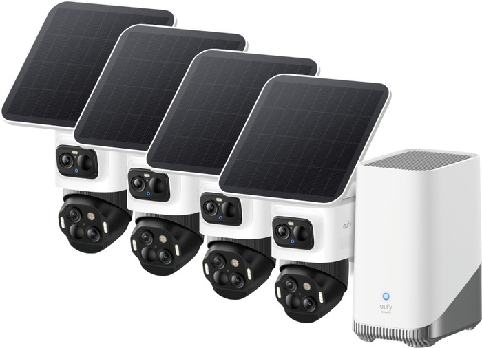 Eufycam S4 Lot de 4 + Homebase 3 Main Image