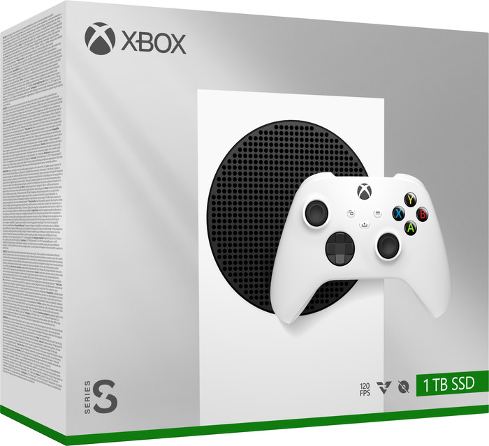 Microsoft Xbox Series S 1TB packaging