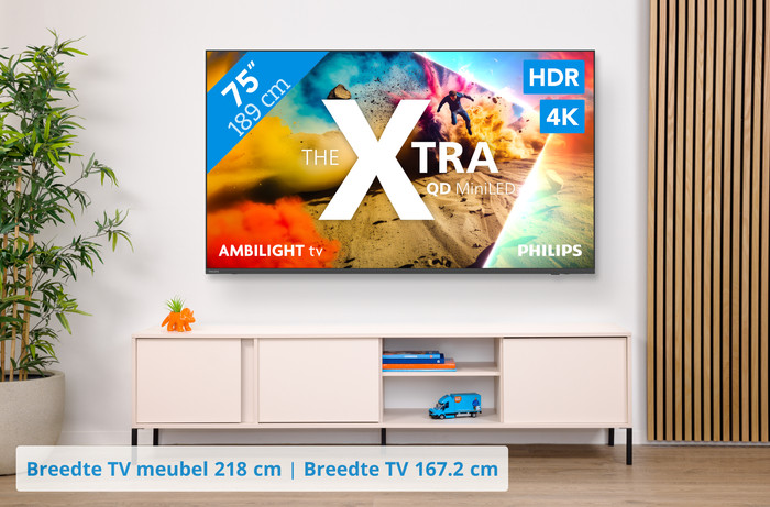 Philips Ambilight 75'' MLED950 4K (2025) visual Coolblue 1