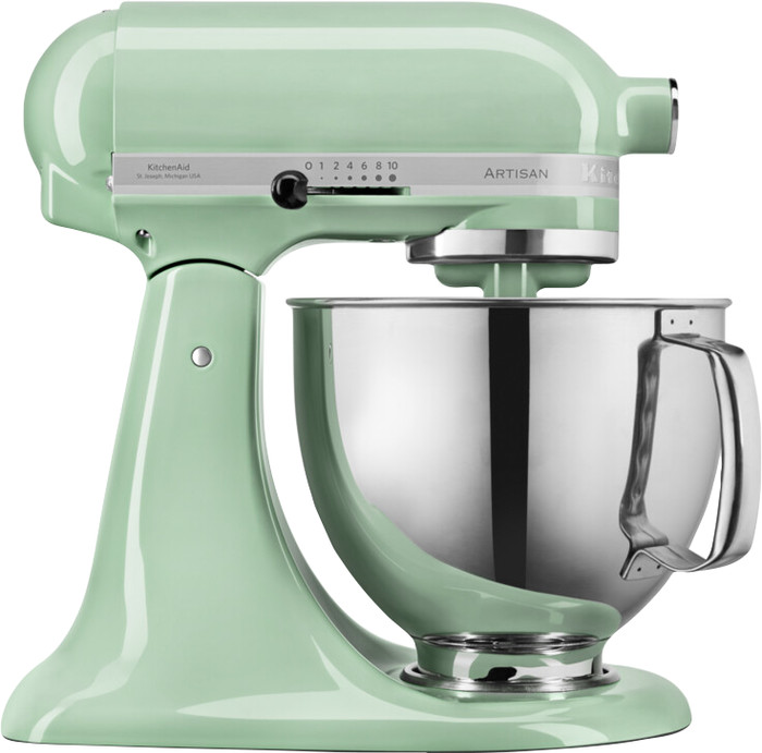 KitchenAid Artisan Mixer 5KSM125EPT Green + Design Mixing Bowl Green right side