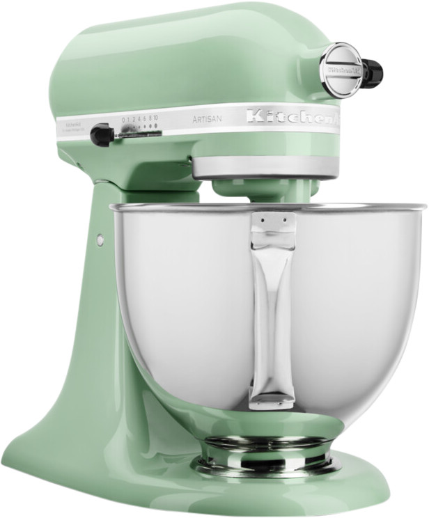 KitchenAid Artisan Mixer 5KSM125EPT Green + Design Mixing Bowl Green front