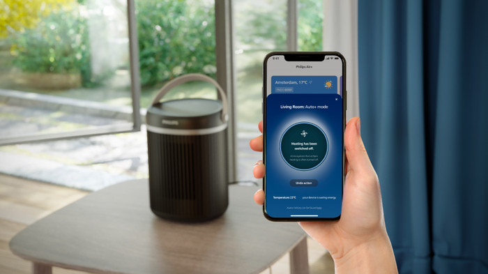 Philips Compacte Keramische Verwarming 3000-serie product in gebruik
