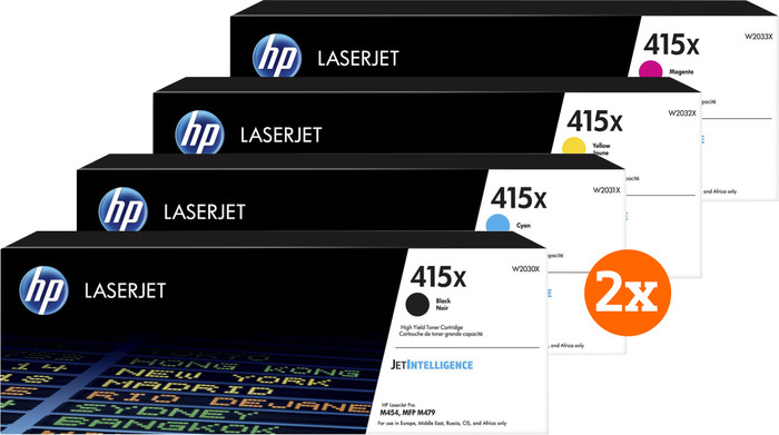 HP 415X Toner Pack Combiné (2 Pièces) Main Image