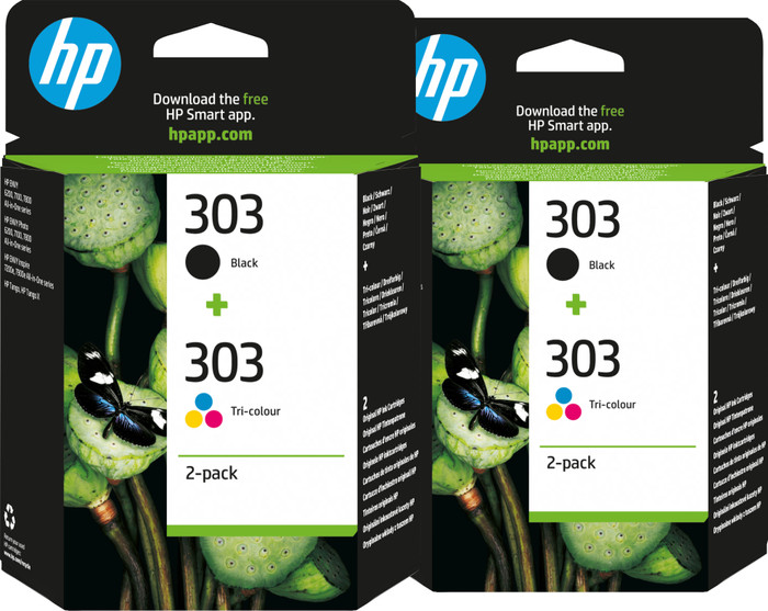 HP 303 Pack 4 Couleurs (2 pièces) Main Image