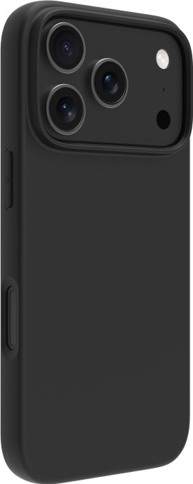 BlueBuilt Back Cover iPhone 17 Pro Zwart + BlueBuilt iPhone 17 Pro Privacy Screenprotector Glas rechterkant