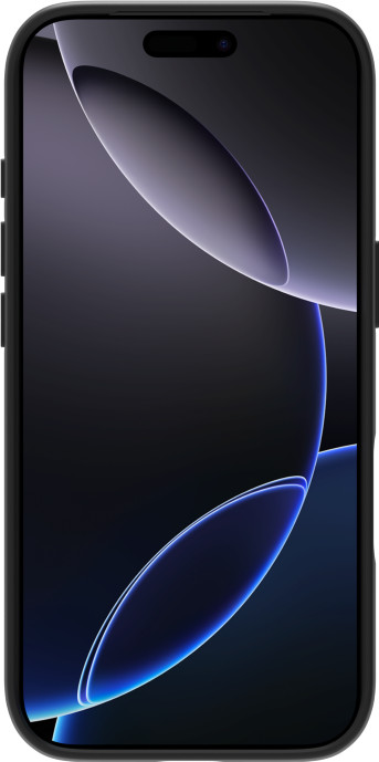 BlueBuilt Back Cover iPhone 17 Pro Zwart + BlueBuilt iPhone 17 Pro Privacy Screenprotector Glas voorkant