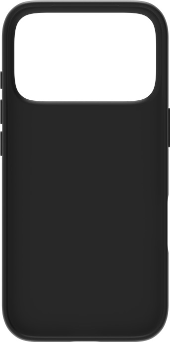 BlueBuilt Back Cover iPhone 17 Pro Zwart + BlueBuilt iPhone 17 Pro Privacy Screenprotector Glas voorkant