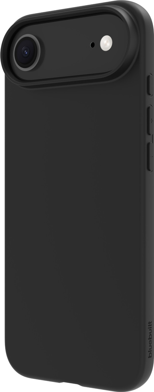 BlueBuilt Back Cover iPhone 17 Air Noir + BlueBuilt iPhone 17 Air Protège-écran Verre côté droit