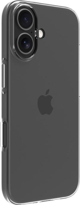 BlueBuilt Back Cover iPhone 17 Transparent + BlueBuilt iPhone 17 Protège-écran Verre côté droit