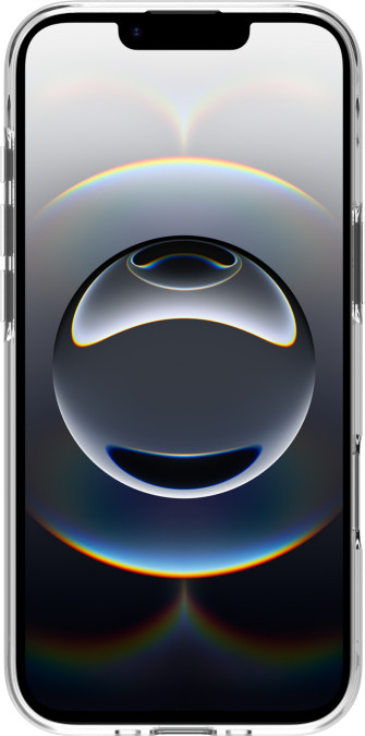 BlueBuilt Back Cover iPhone 17 Air Transparent + BlueBuilt iPhone 17 Air Screen Protector Glass front