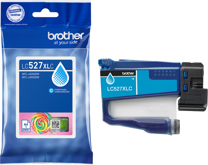 Brother LC-527XL Cartridge Cyaan verpakking