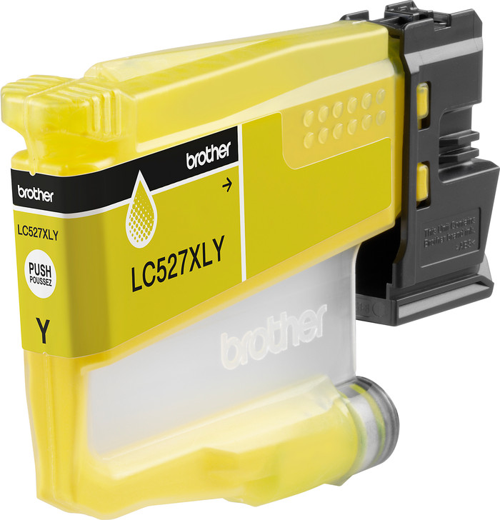 Brother LC-527XL Cartridge Yellow top