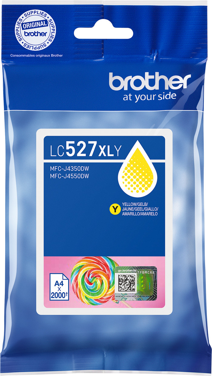 Brother LC-527XL Cartridge Yellow Main Image