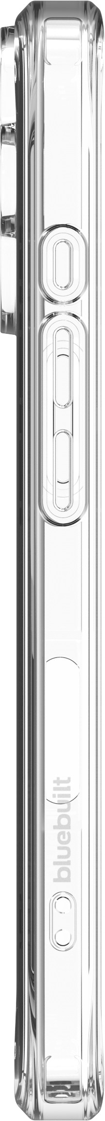 BlueBuilt Protective Back Cover iPhone 17 Transparant + BlueBuilt iPhone 17 Screenprotector Glas linkerkant