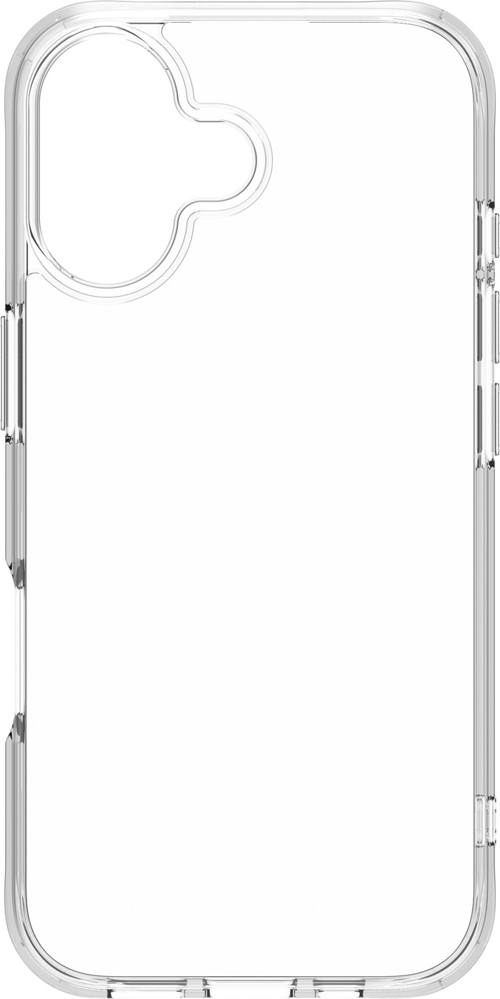 BlueBuilt Protective Back Cover iPhone 17 Transparant + BlueBuilt iPhone 17 Screenprotector Glas achterkant