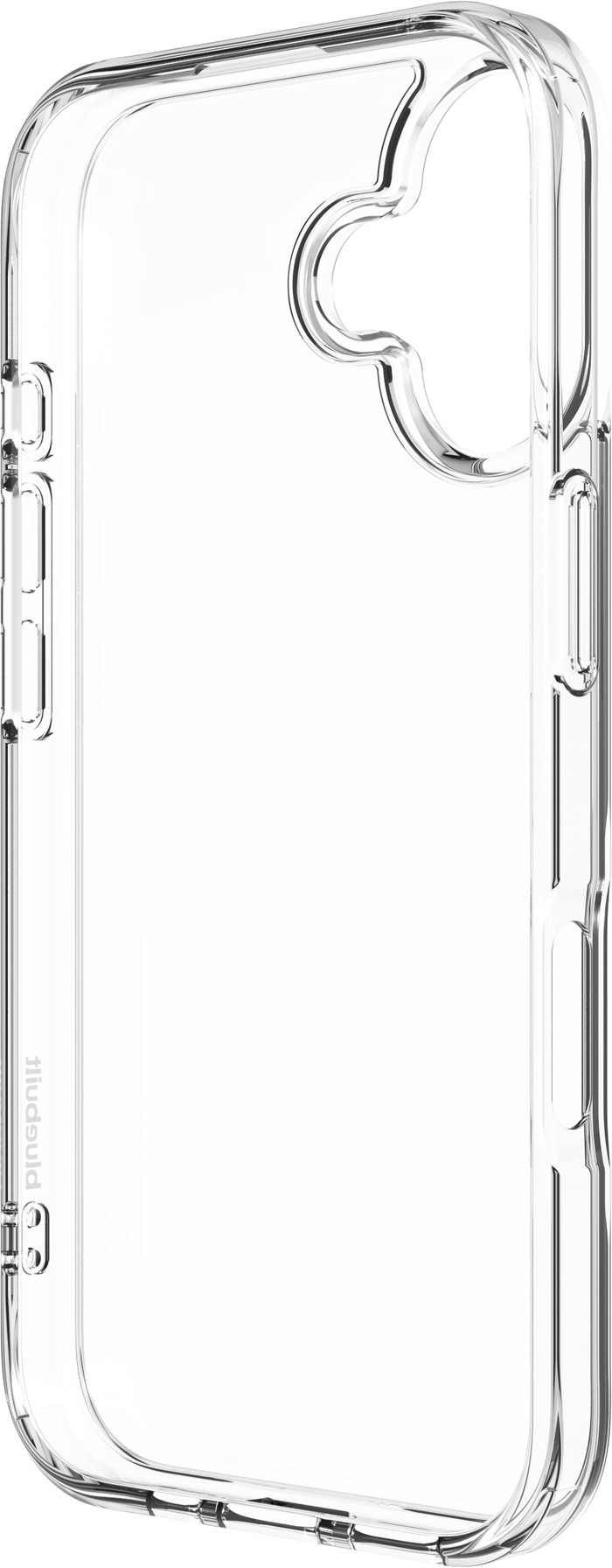 BlueBuilt Protective Back Cover iPhone 17 Transparant + BlueBuilt iPhone 17 Screenprotector Glas linkerkant