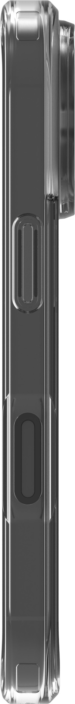 BlueBuilt Protective Back Cover met MagSafe iPhone 17 Pro Transparant + iPhone 17 Pro Screenprotector Glas rechterkant