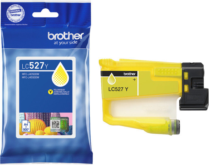 Brother LC-527 Cartridge Yellow packaging